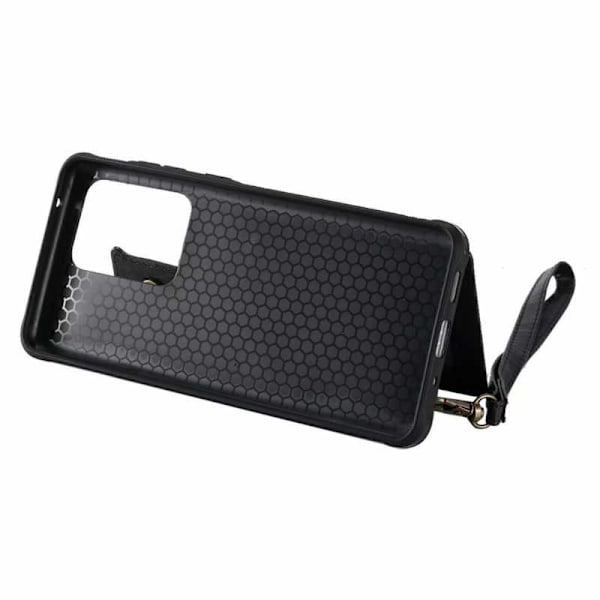 Samsung S20 Ultra Multifunktionell Korthållare 4-FACK Winston Svart