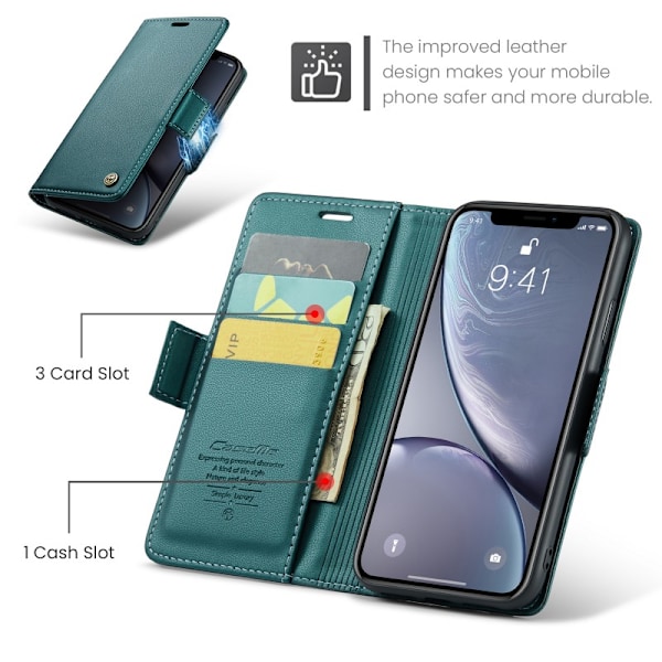 CaseMe Skin Pro Fodral iPhone XR - Grön Grön