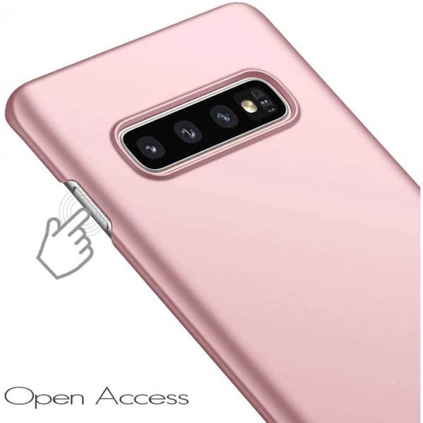 Samsung S10 Tunt Lätt Skal Basic V2 Rosenguld Rosa guld