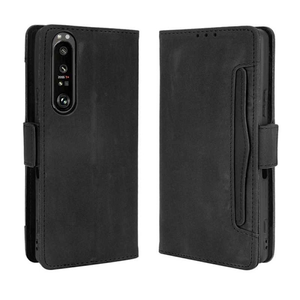 Xperia 1 III Plånboksfodral PU-Läder 6-FACK Winston V3 Svart