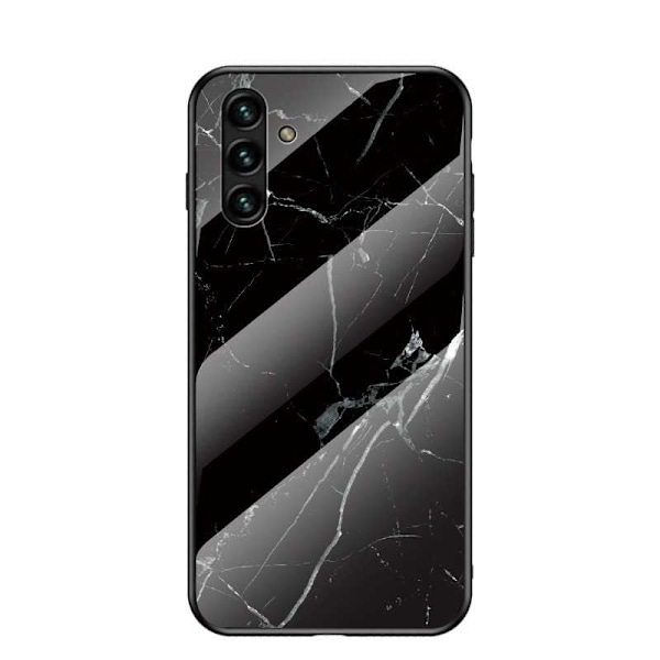 Samsung A13 5G / A04s Marble Shell 9H Karkaistu lasi Takaosa Lasi Takaosa V2 MultiColor Svart/Guld