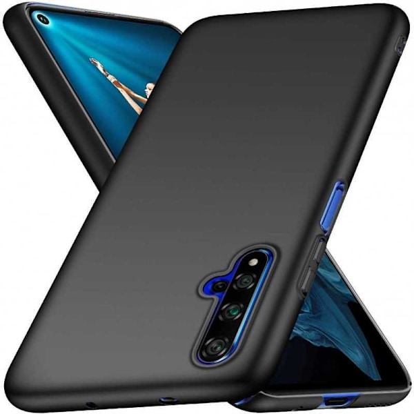 Huawei Nova 5T Ultra Thin Mattamusta Cover Basic V2 Black