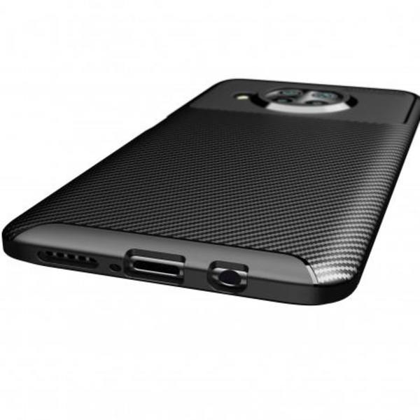 Xioami Mi 10T Lite Shockproof Slim Cover FullCarbon® V4 Black