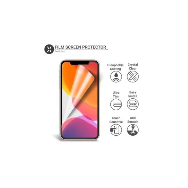 3-PAKKET iPhone 13 Premium skjermbeskytter CrystalClear Transparent