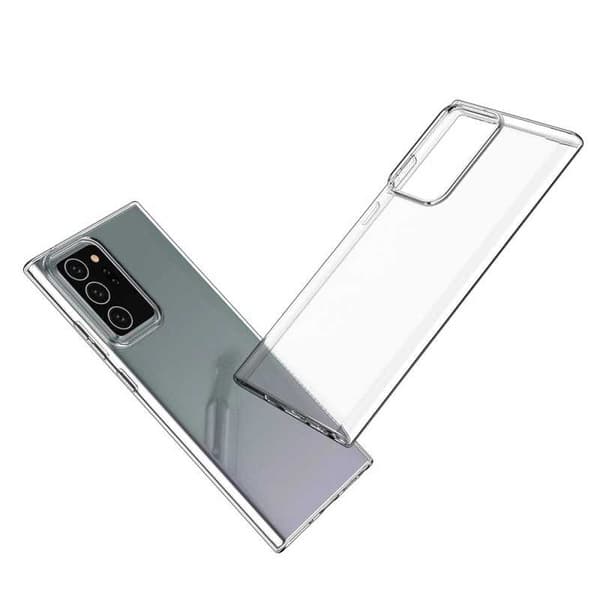 Samsung Note 20 Ultra Stötdämpande Mjukt Skal Simple Transparent