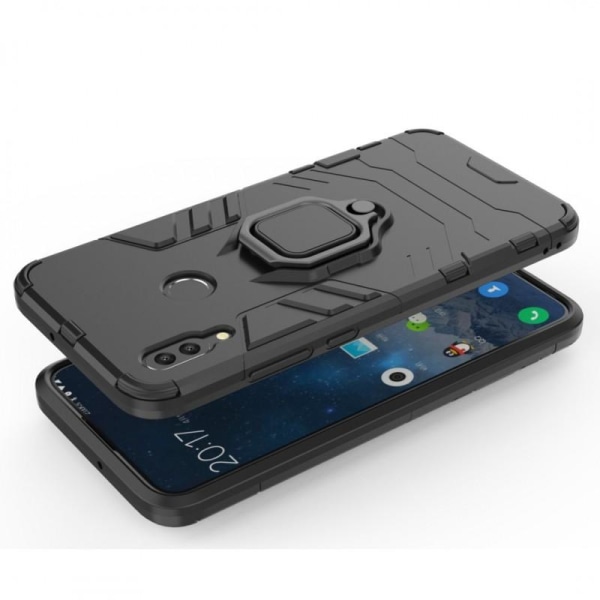 Huawei P Smart 2019 Stødsikkert cover med Ring Holder ThinArmor Black