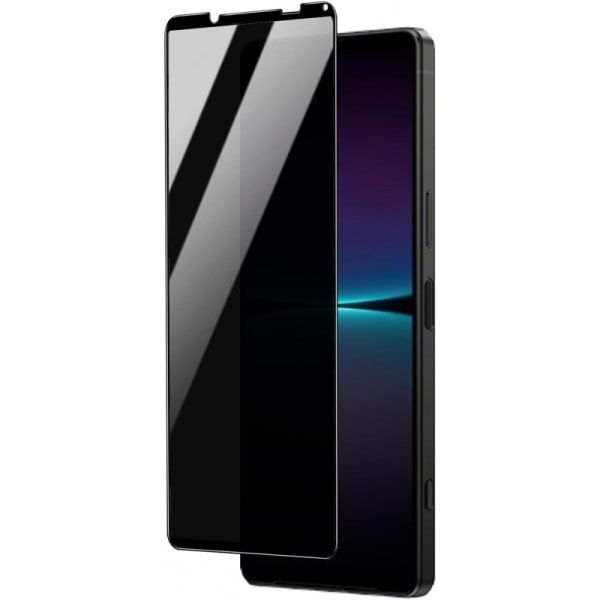 Xperia 1 V Privacy herdet glass 0.26mm 3D 9H