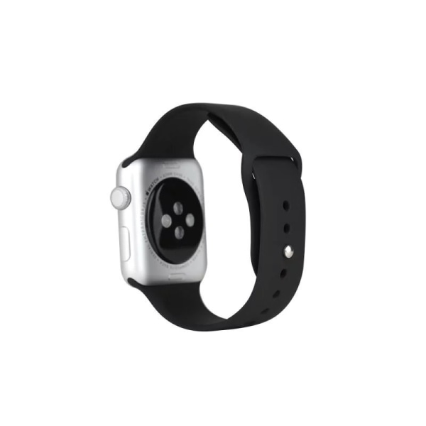 Apple Watch 38/40/41mm Slitstark Silikon Armband Walkr - Svart Svart
