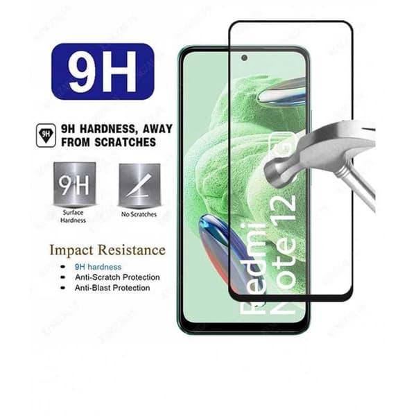 Xiaomi Redmi Note 12 5G FullFrame 3D 0.26mm 9H Härdat Glas