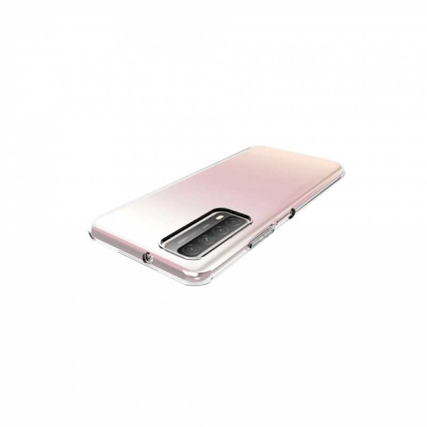 Huawei P Smart 2021 stødabsorberende silikonecover Enkelt Transparent