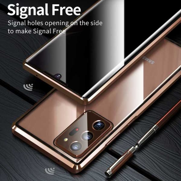 Samsung Note 20 Ultra Privacy Heltäckande Premium Skal Svart
