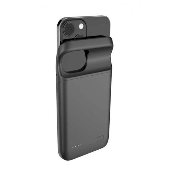 iPhone 13 Mini Eksklusivt stødsikkert batteritaske Titan V2 4700mAh Black