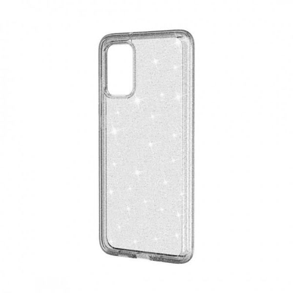 Samsung S20 Plus stødabsorberende mobilcover Sparkle Silver Silver