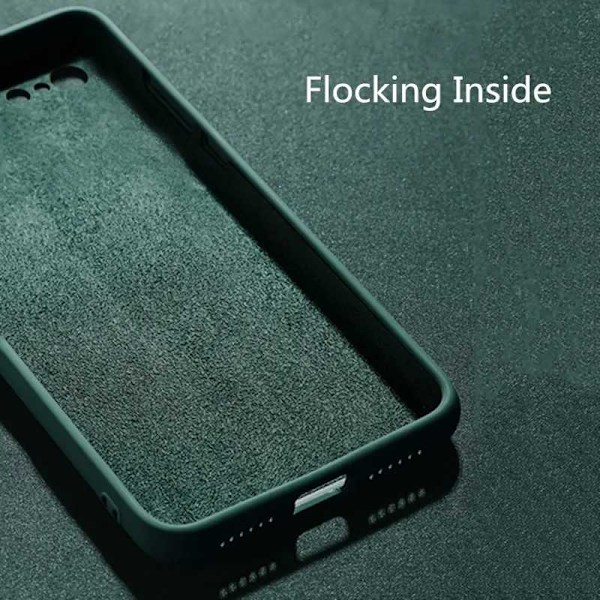 iPhone 7/8/SE2/SE3 Kuminen Matt Green Shell Liquid - vihreä