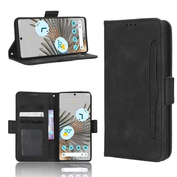 Google Pixel 8 pung etui PU læder 6-LOMMES Winston V3