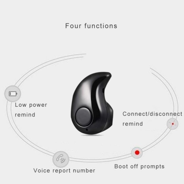 Mini Bluetooth Headset Svart