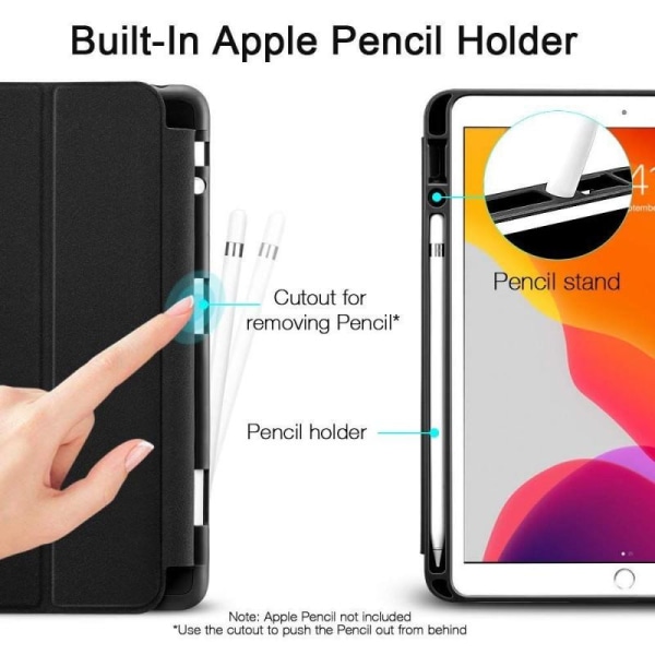 iPad 7/8 10,2'' 2019/2020 Flip Case ESR Rebound Pencil Black
