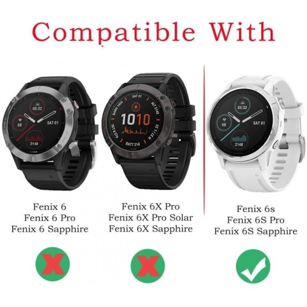 Garmin Fenix 6S / 6S Pro karkaistu lasi 0,2 mm 9H 2,5D Transparent