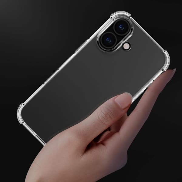 iPhone 16 Stöttåligt Skal med Förstärkta Hörn