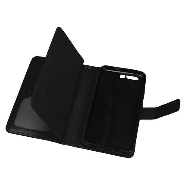 P10 Lite Praktisk Plånboksfodral med 11-Fack Array Svart