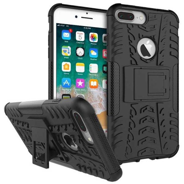 iPhone 7 Plus stødsikkert cover med Support Active Svart