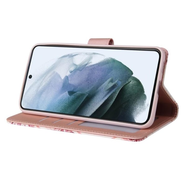 Samsung S21 FE Trendy pung-etui Sparkle 4-FACK Pink