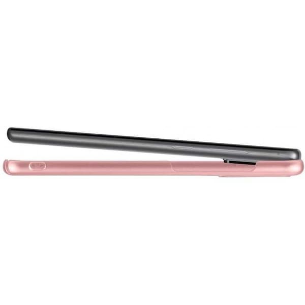 Samsung S20 Plus Ultraohut kumipinnoitettu Cover Basic V2 Pink gold