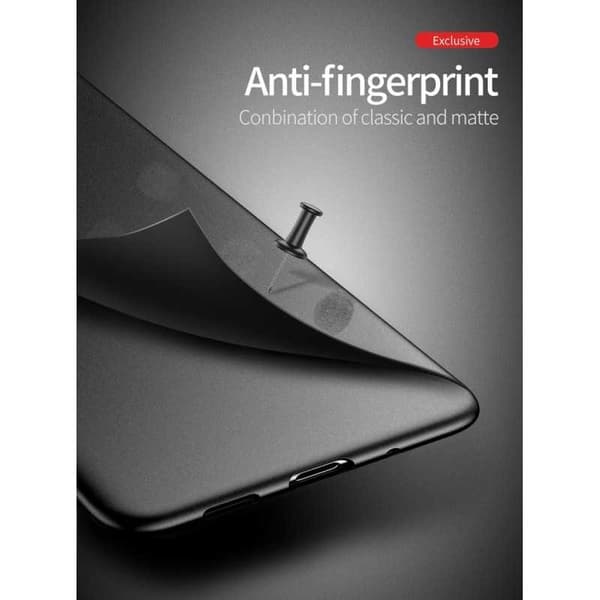 Samsung A33 5G Erittäin ohut kumipinnoitettu mattamusta Cover Basic V2 Black