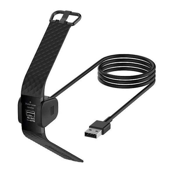 Laturi Fitbit Charge 3 / Charge 4 Black