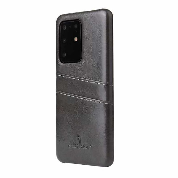 Samsung Galaxy S20 Ultra Mobilskal Korthållare Retro Svart