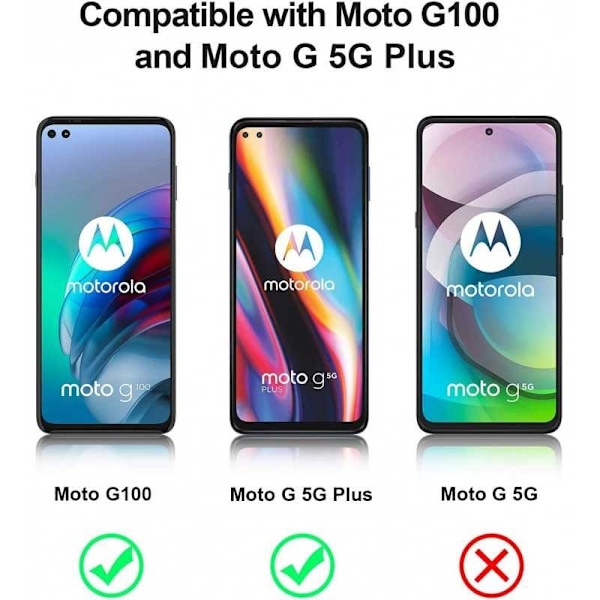 Motorola Moto G100 Karkaistu lasi 0,26mm 2,5D 9H Transparent