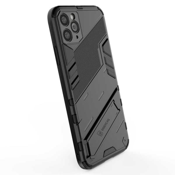 iPhone 11 Pro Max Iskunkestävä kotelo jalustalla ThinArmor V2 Svart