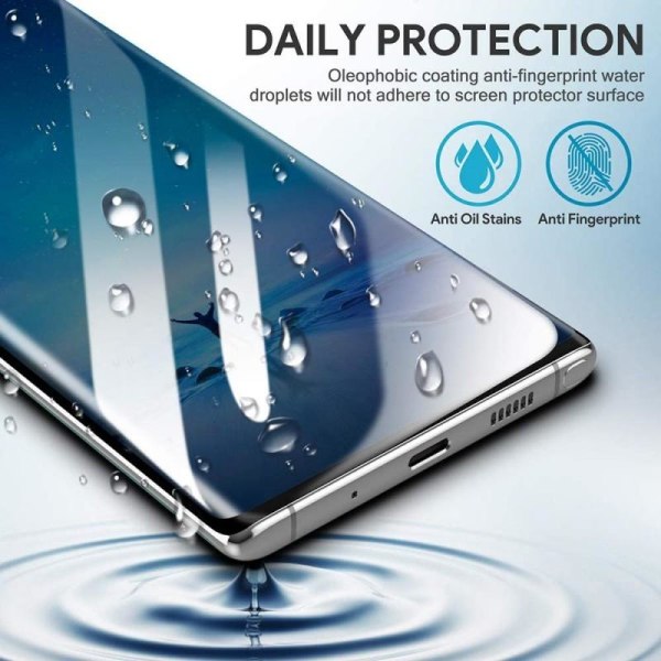 Samsung Note 20 FullFrame Hærdet glas 0,26mm 2,5D 9H Transparent