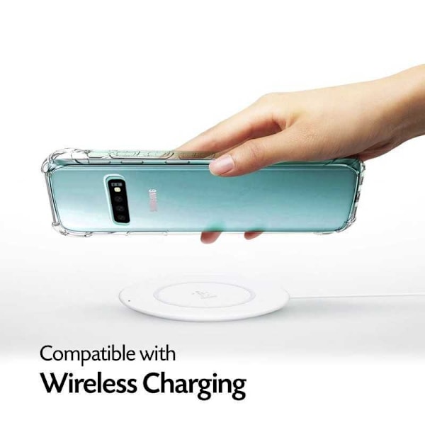 Samsung S10 Plus Stöttåligt Skal med Förstärkta Hörn (SM-G975F) Transparent