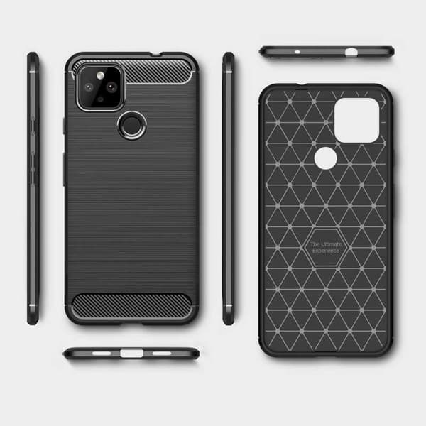 Google Pixel 4a 5G Iskunkestävä SlimCarbon Black