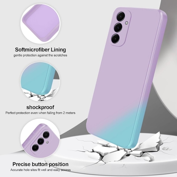 Samsung A25 5G kumoitu Matte Shell Liquid - Lila