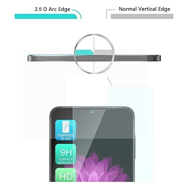 Motorola Moto G54 Härdat Glas 0.26mm 2.5D 9H Fullframe