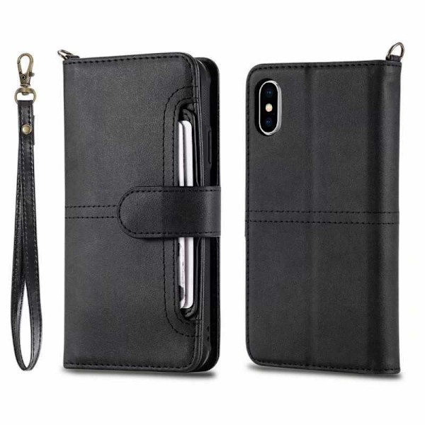 iPhone XS Max Praktiskt Fodral med Magnetskal 6-Fack Winston V2 Svart