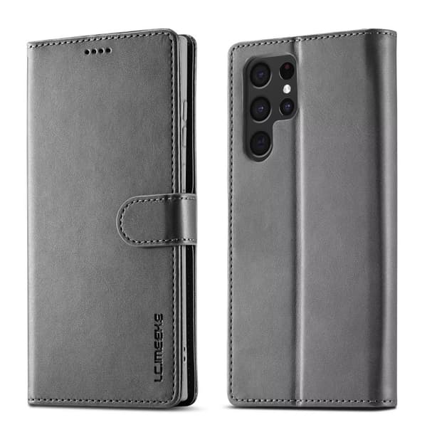 LC.IMEEKE Plånboksfodral Samsung S25 Ultra - Grå
