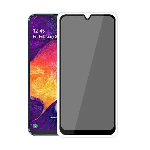 2-PACK Samsung A71 Privacy Hærdet glas 0,26 mm 2,5D 9H Transparent