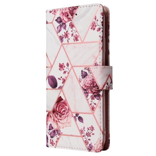 iPhone X / XS Trendikäs lompakkokotelo Sparkle 4-FACK Pink