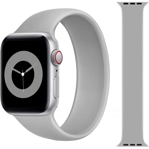 Elastisk sportsarmbånd Apple Watch 38/40/41mm - Grå Grey Large