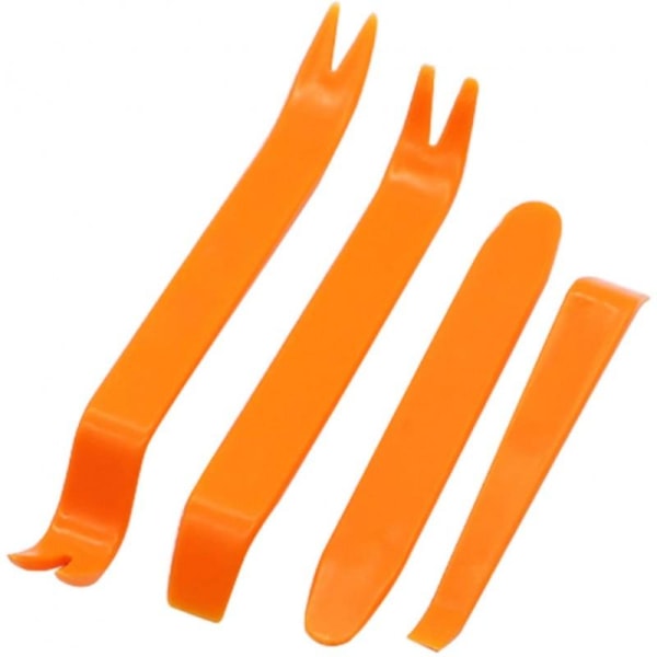 4-PACK Verktyg Bortagning av Bilpaneler Orange