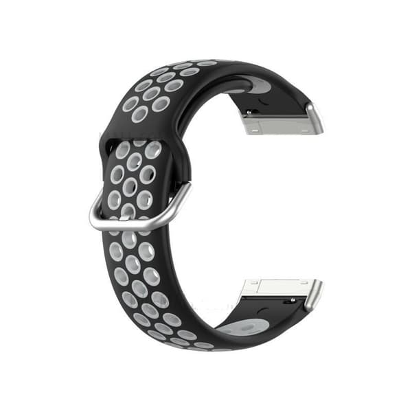 Fitbit Versa 3 / Versa 4 tyylikäs urheiluranneke Runnr Black