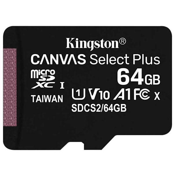Kingston Canvas Select Plus MicroSD 64GB Black