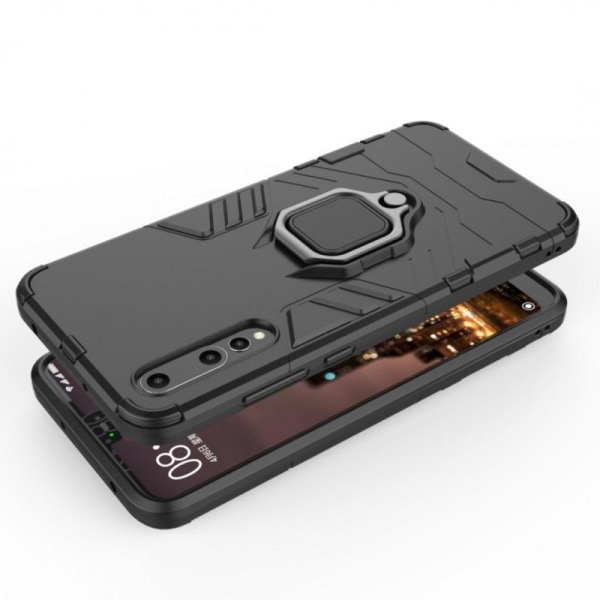 Huawei P20 Pro iskunkestävä suojus rengaspidikkeellä ThinArmor Black