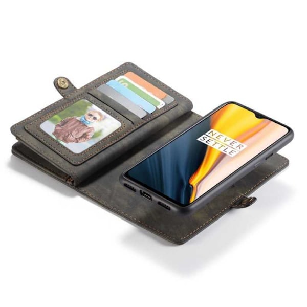 Multi-Slot Wallet Case OnePlus 7 Black