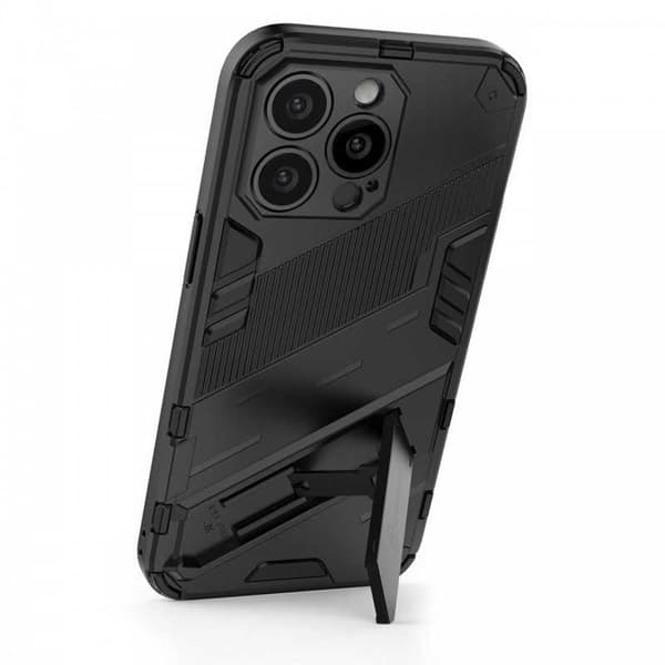 iPhone 14 Pro Stöttåligt Skal med Kickstand ThinArmor V2 Orange