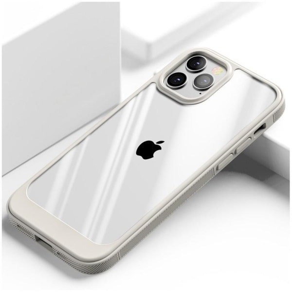 iPhone 13 Pro Max Stöttåligt & Elegant Skal Halo Vit