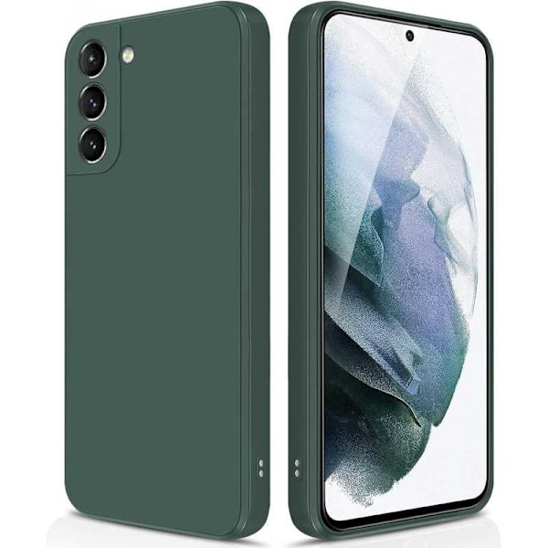 Samsung S22 Plus Kuminen Matt Green Shell Liquid - vihreä